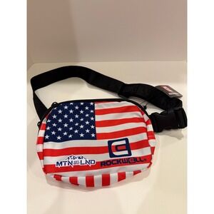 Rockwell USA Flag Fanny Pack Waist Bag Belt Bag Patriotic